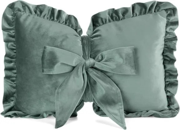 Dekoračný vankúš BOW 2 mätový