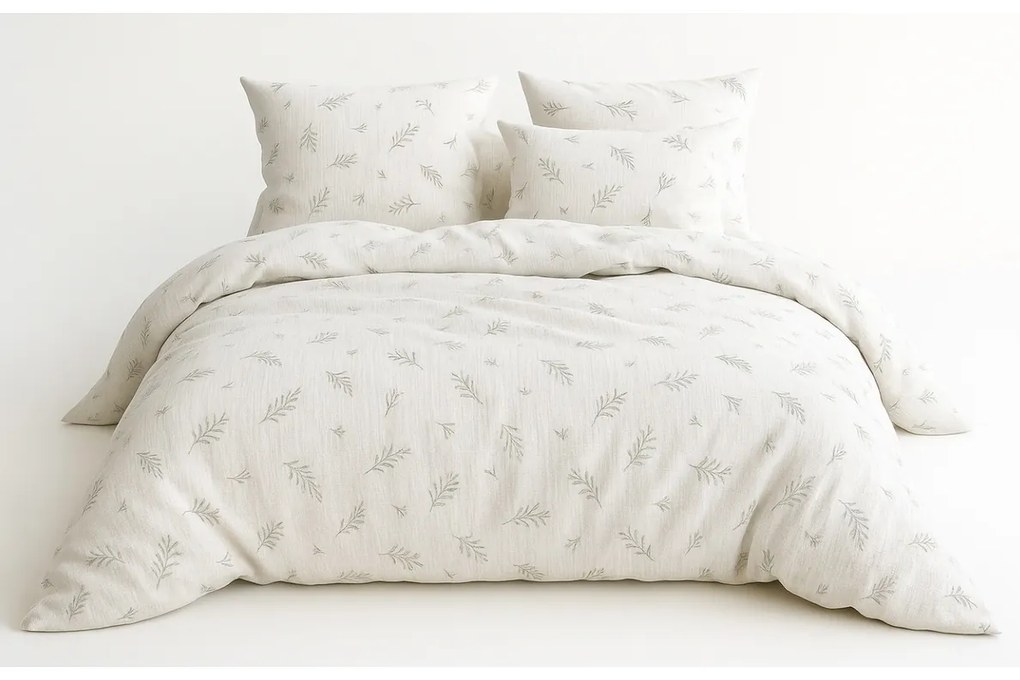 Matex Mušelínové obliečky Olivka, 140 x 200 cm, 70 x 90 cm