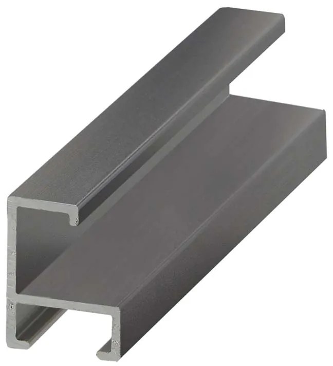 DANTIK rám na obraz 60x80 | ALU Černá matná (Plexi Čiré)