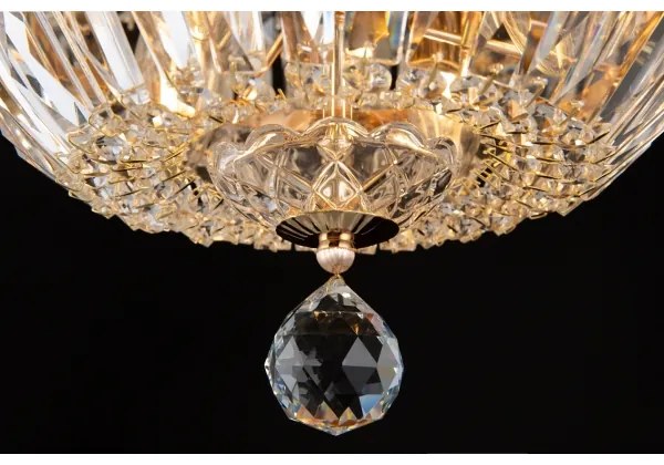 Maytoni DIA100-CL-12-G - Stropné svietidlo BASFOR 12xE14/60W/230V zlatá