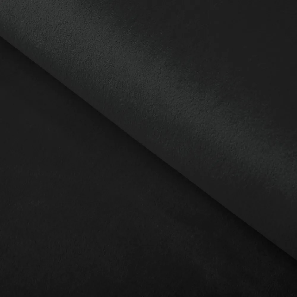 Biante Zamatový prehoz/behúň na posteľ Velvet Prémium SVP-014 Čiernozelený 50x140 cm