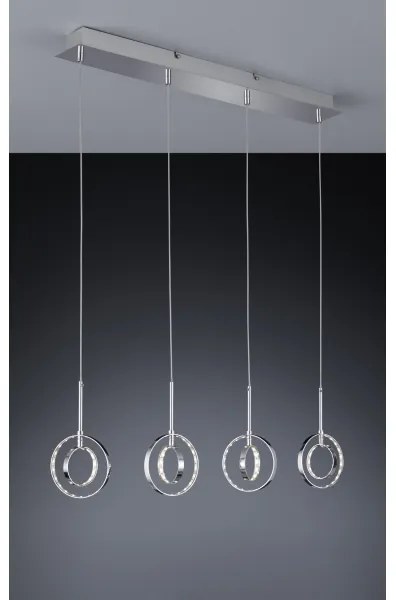 Reality - LED Luster na lanku PRATER 4xLED/4W/230V
