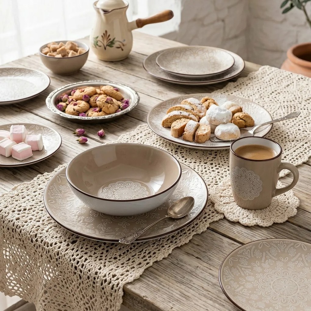 Banquet Sada plytkých tanierov Shape 27 cm, 6 ks