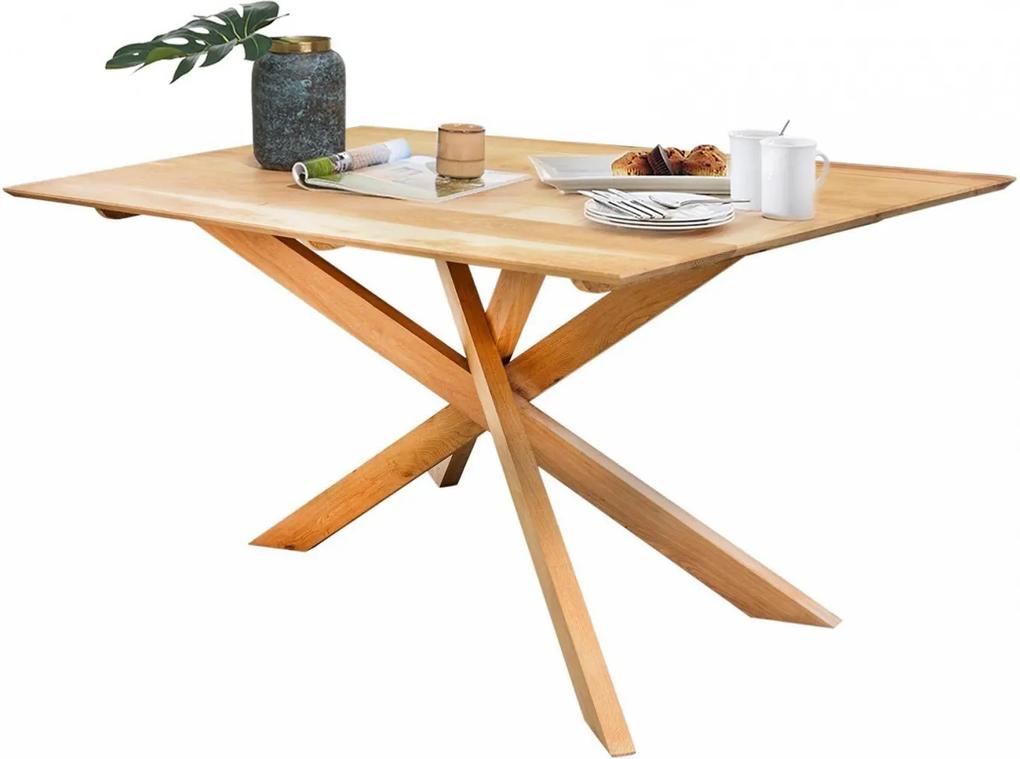 Jedálenský stôl Monte, 180 cm, masívne mango