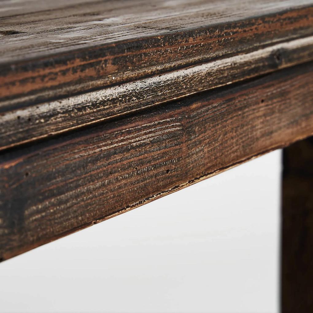 Konzolový stolík xiliar 130 x 30 cm hnedý MUZZA