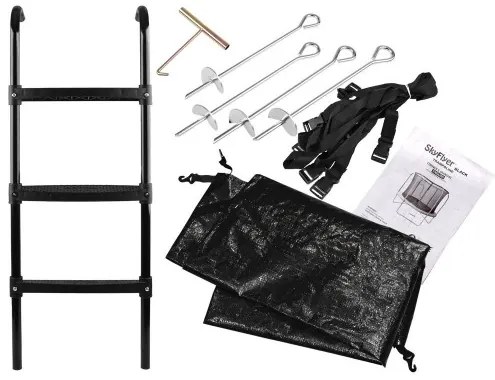 Záhradná trampolína SkyFlyer 10FT 304cm – čierna