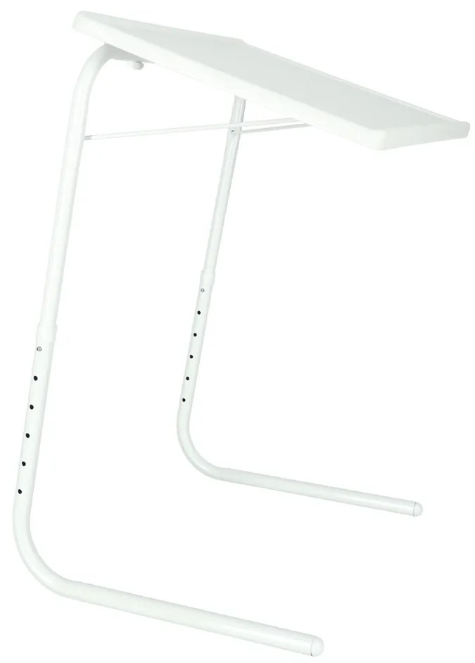 IKO Skladací príručný stolík pod notebook 52x40cm biely