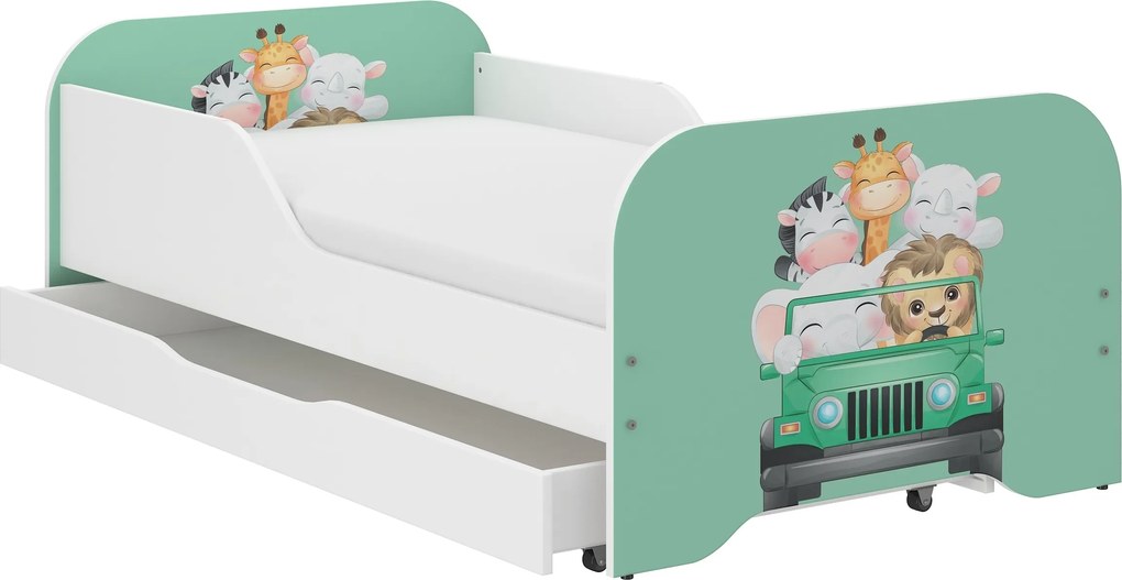 Wooden Toys Detská posteľ Trip 140x70 cm