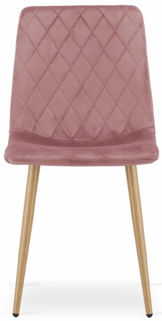 Set štyroch jedálenských stoličiek TURIN ružové (4ks)