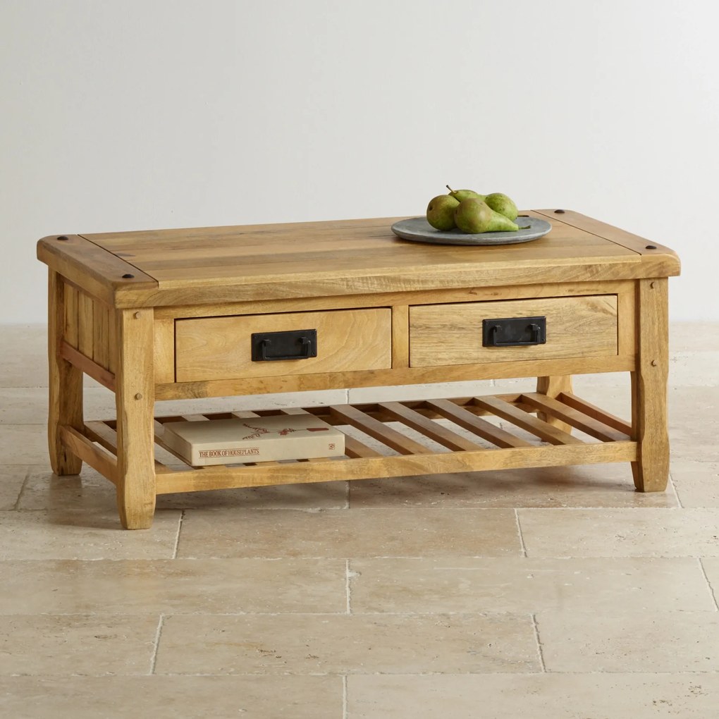 furniture-nabytek.cz - Masív konferenčný stolík z dreva mango 110x60x45