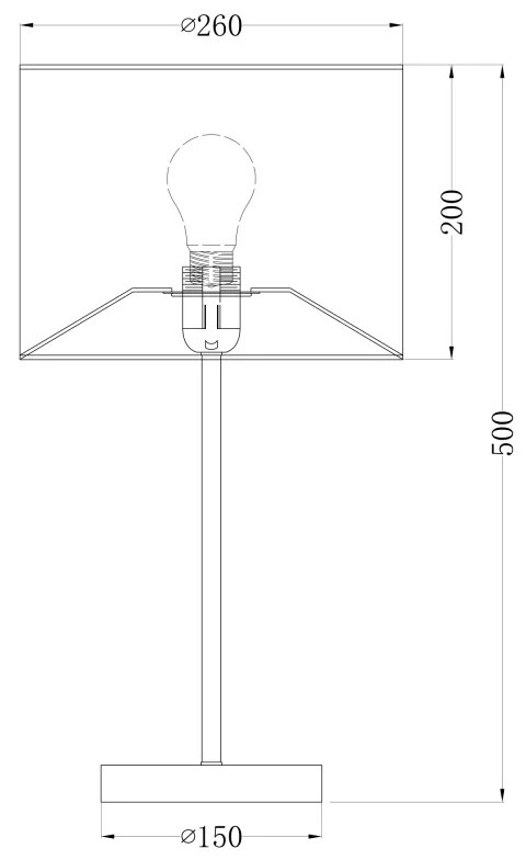 GLOBO AMY I 15188T1 Stolová lampa