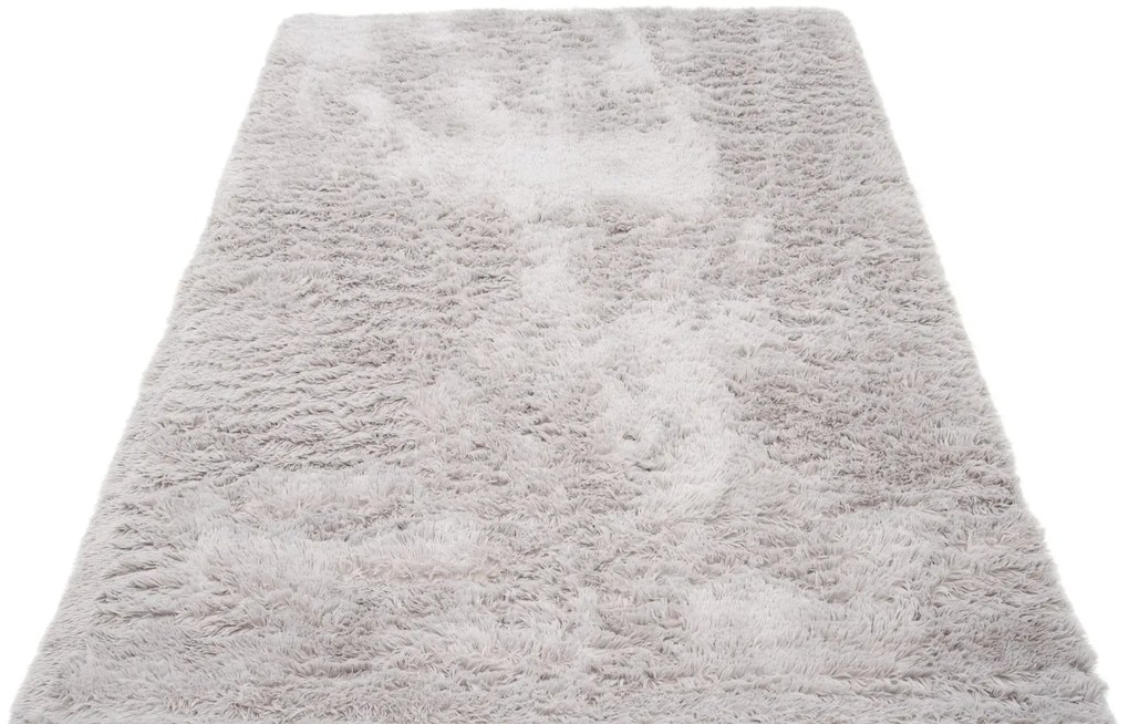 Plyšový koberec TOP - svetlo šedý