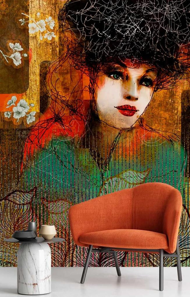 Gario Fototapeta Žena s bujným účesom Materiál: Vliesová, Rozmery: 100 x 140 cm