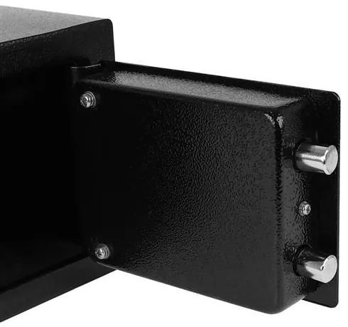 ISO 8800 Trezor s mechanickým zámkom 23x17x17cm - čierny