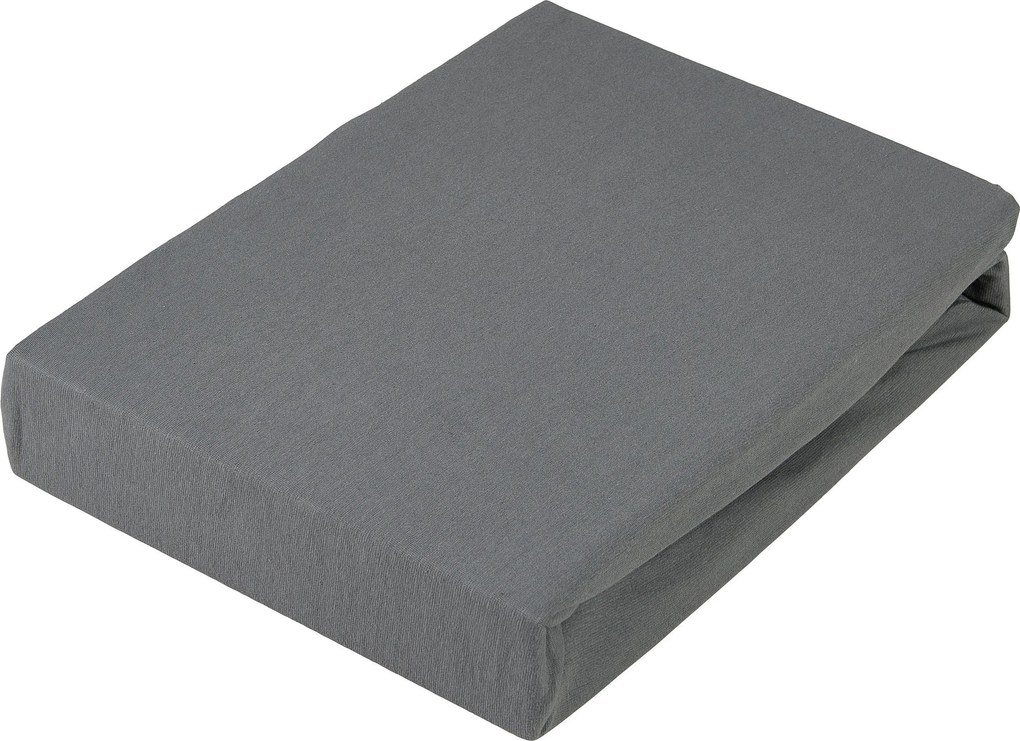 XXXLutz NAPÍN. PLACHTA NA TOPPER, džersej, antracitová, 180/220 cm Novel - Obliečky & plachty - 004550010605