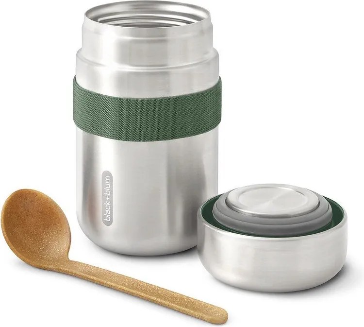 Termoska na jedlo z nehrdzavejúcej ocele v striebornej farbe 400 ml – Black + Blum
