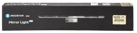 Aigostar - LED Kúpeľňové osvetlenie zrkadla LED/12W/230V 4000K 60cm IP44 hliník