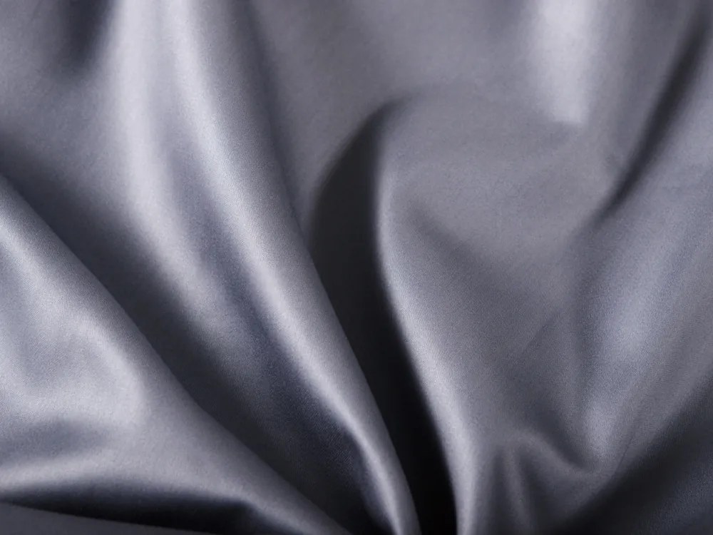 Biante Obdĺžnikový bavlněný saténový ubrus ST-003 Modrosivý 140x220 cm