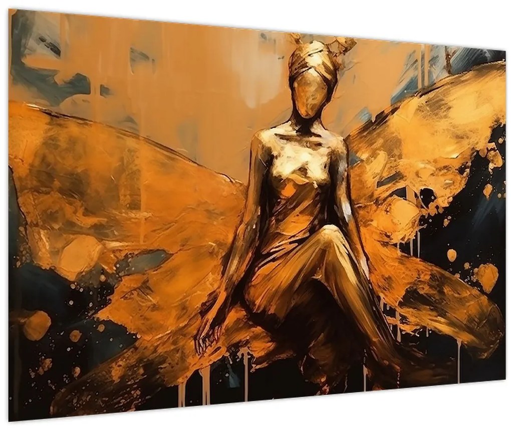 Obraz - Abstrakcia víly (90x60 cm)