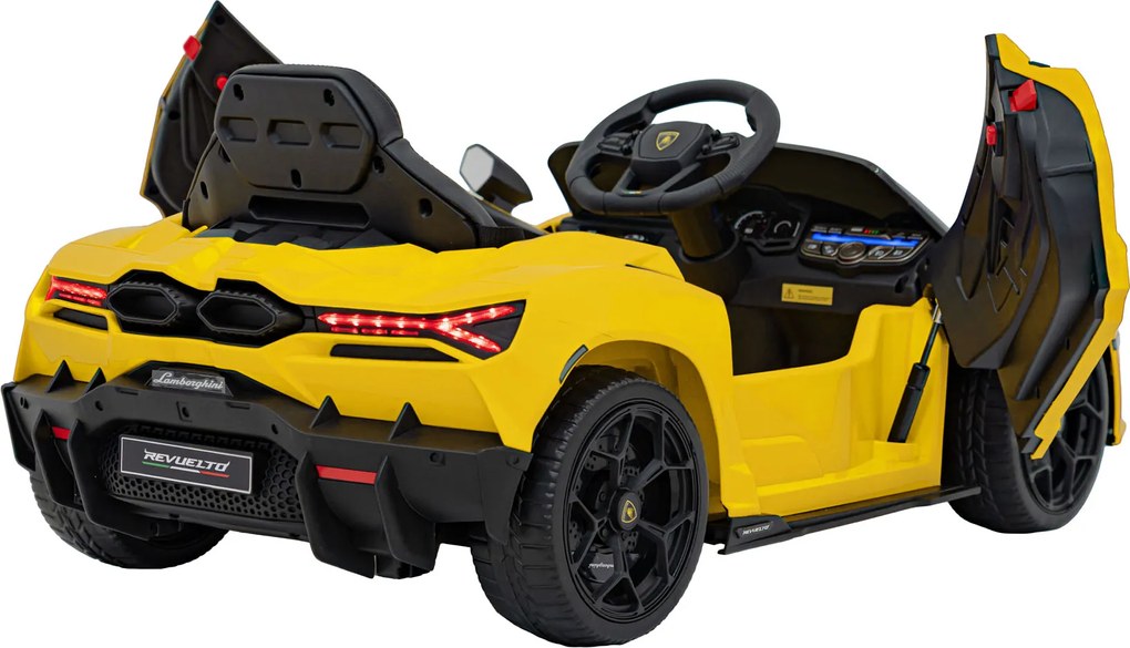 Ramiz Lamborghini Revuelto vozidlo Žltá