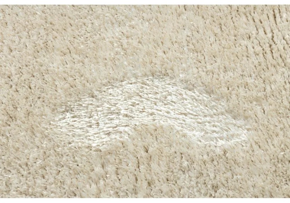 Kusový koberec shaggy Flufy krémový 80x150cm