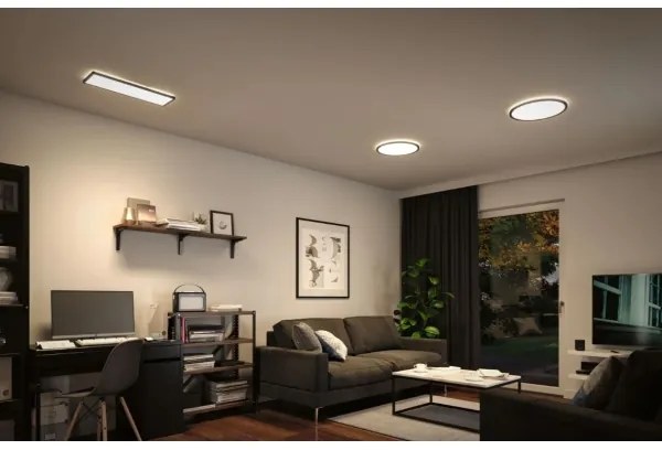 Paulmann 71016 - LED/22W Stmievateľný panel ATRIA 230V 4000K čierna