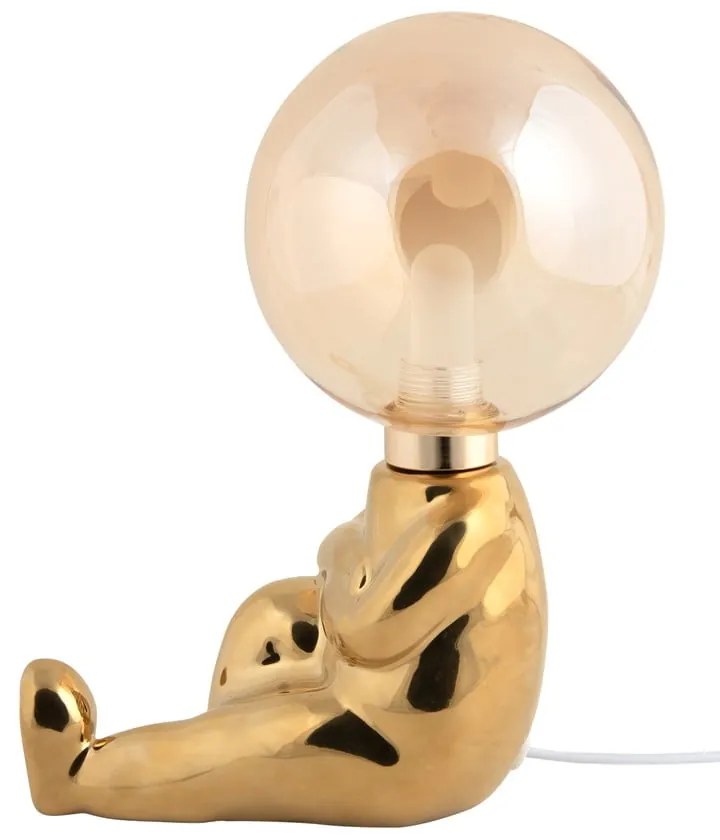 Detská lampička v zlatej farbe Joey – Leitmotiv