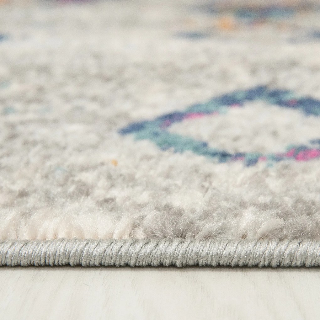 TA Koberec G025A BIELA/TMAVOMODRÁ DENVER FAA Rozmer: 180x250 cm