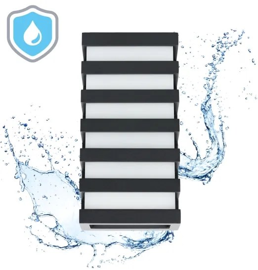 LED Vonkajšie nástenné svietidlo ENTERA P LED/10W/230V 4000K IP54