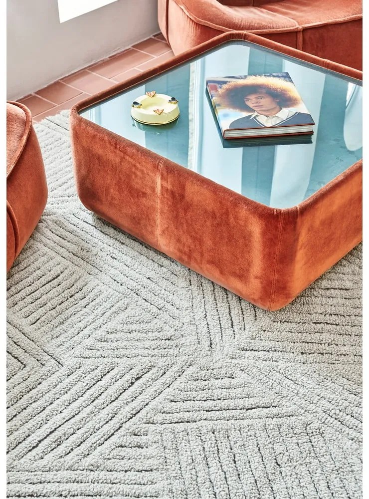 Krémový prateľný ručne tkaný vlnený koberec 170x240 cm Almond Valley – Lorena Canals