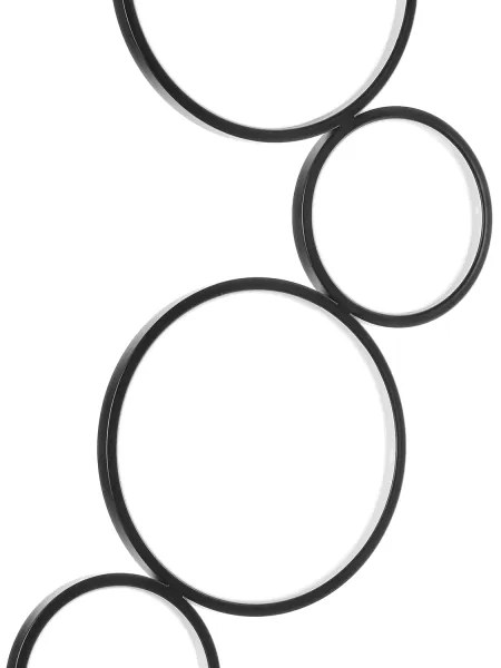 ONLI - LED stojacia lampa RINGS LED/58W/230V 4000K čierna