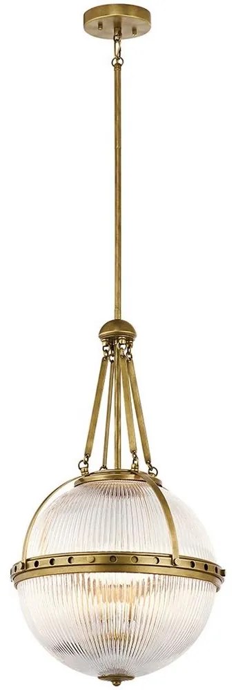 Kichler - Luster na tyči ASTER 3xE14/60W/230V zlatá