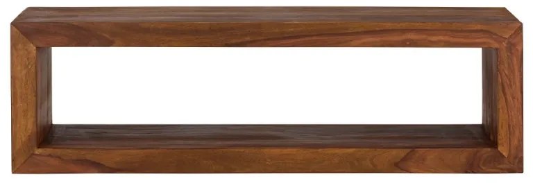 furniture-nabytek.cz - Masívny TV stolík Cube I z palisandra, lakovaný, hnedý – 150×38×45 cm