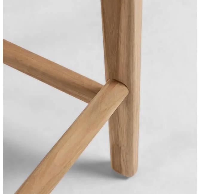 Kožená stolička calixta 67cm hnedá MUZZA
