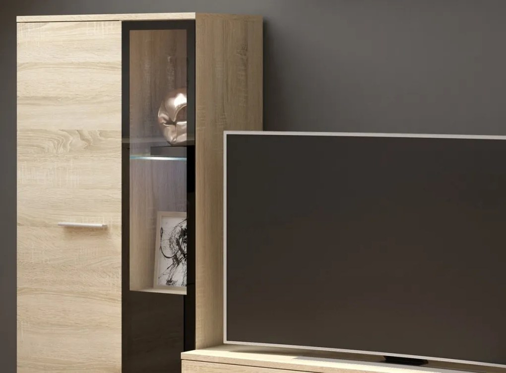 Obývacia stena Samsa, dub sonoma