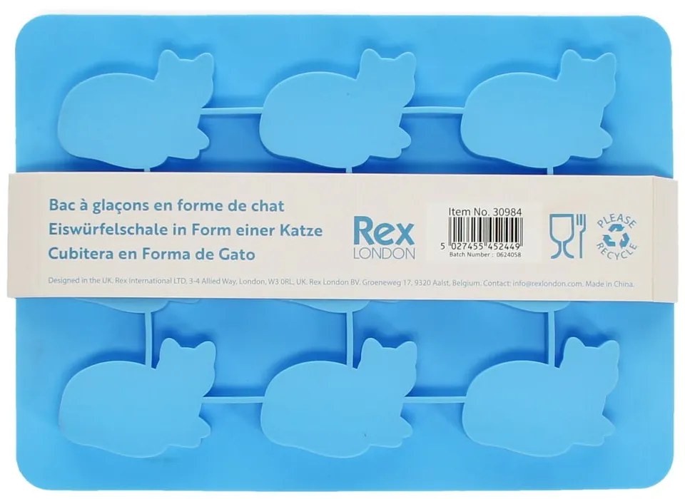 Silikónová forma na ľad Kitty Cat – Rex London