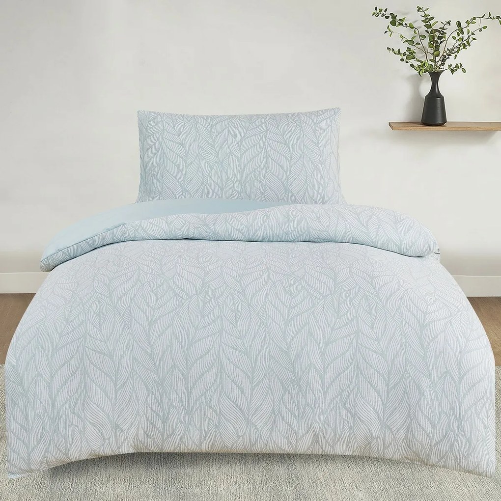 Žakárové obliečky Florida zelená, 140 x 200 cm, 70 x 90 cm