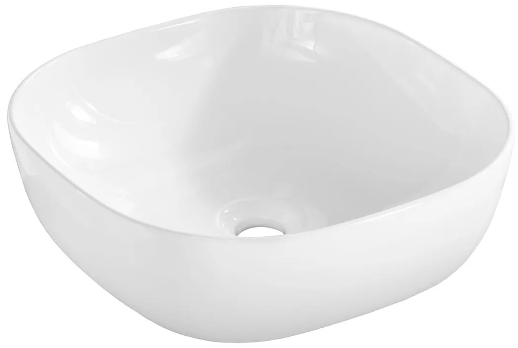 Závěsná umyvadlová skříňka Casad II s deskou a umyvadlem 80 cm černá/dub wotan