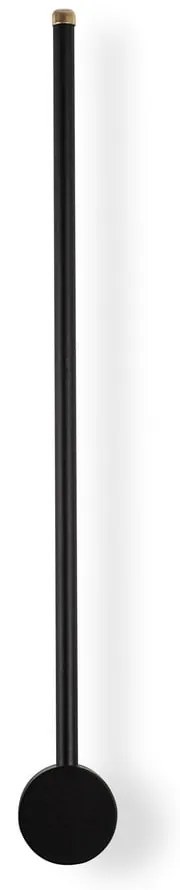 Čierne LED nástenné svietidlo ø 7 cm Sword – Opviq lights