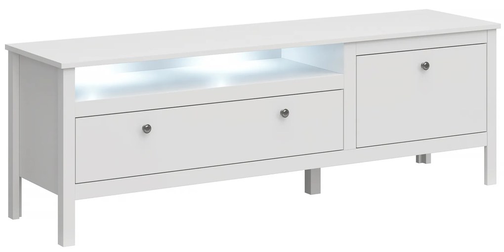 TV stolík 1S1K/160, biela, OLJE