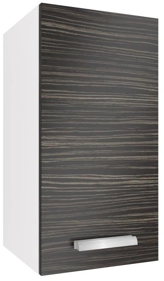 Kuchynská skrinka Belini horná 30 cm eben kráľovský TOR SG30/1/WT/HK/0/T