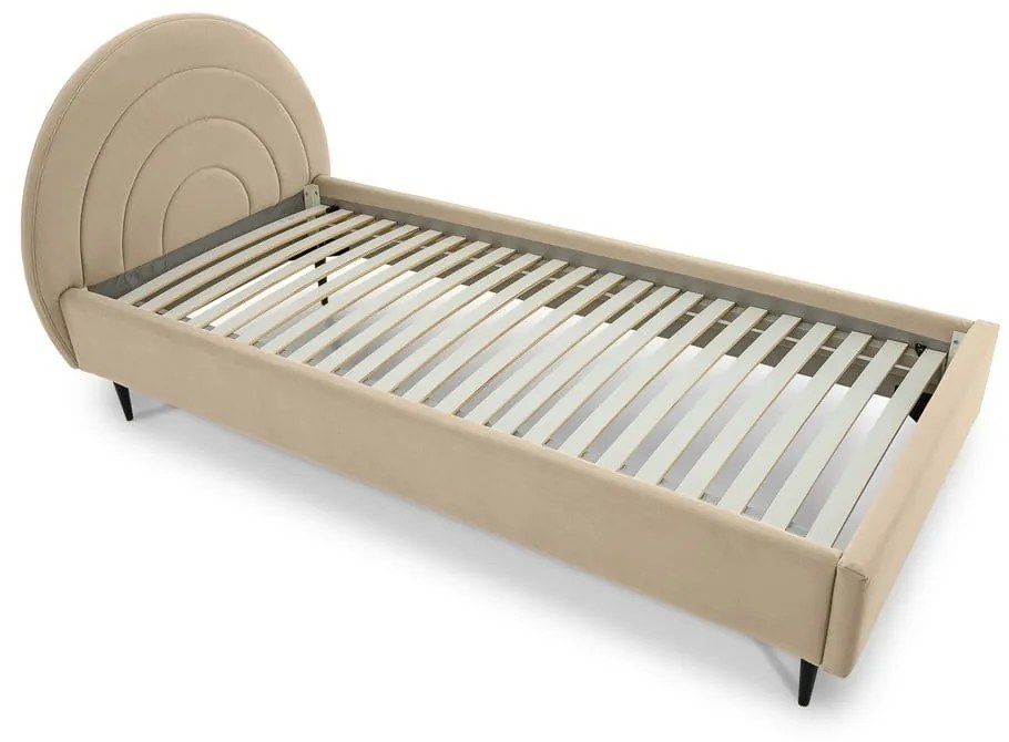 Béžová detská posteľ 90x200 cm Rainbow – Scandic