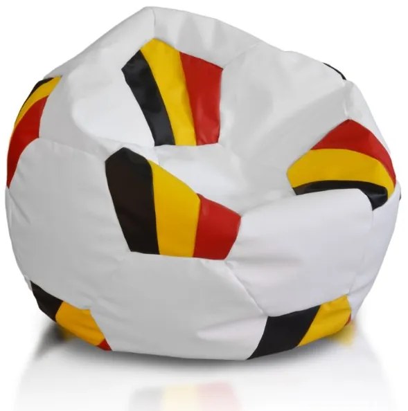 Sedací vak lopta štáty ekokoža TiaHome - Belgicko