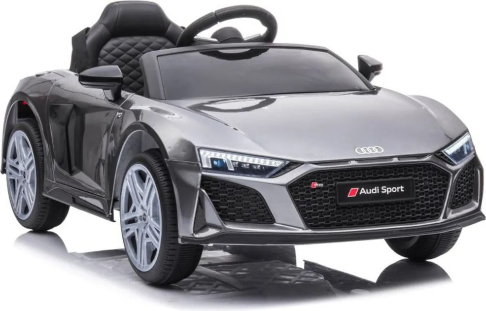 LEAN CARS Elektrické autíčko Audi R8 Lift A300 strieborné