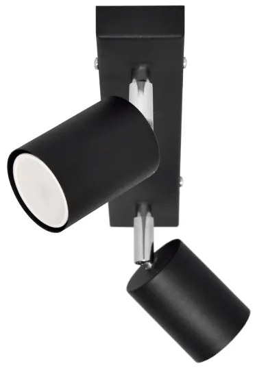 LED Bodové svietidlo TUNE 2xGU10/4,8W/230V čierna