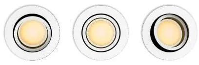 PHILIPS HUE Zápustné LED bodové stmievateľné svietidlo HUE MILLISKIN, GU10, 5,7 W, teplá biela-studená biela, bi