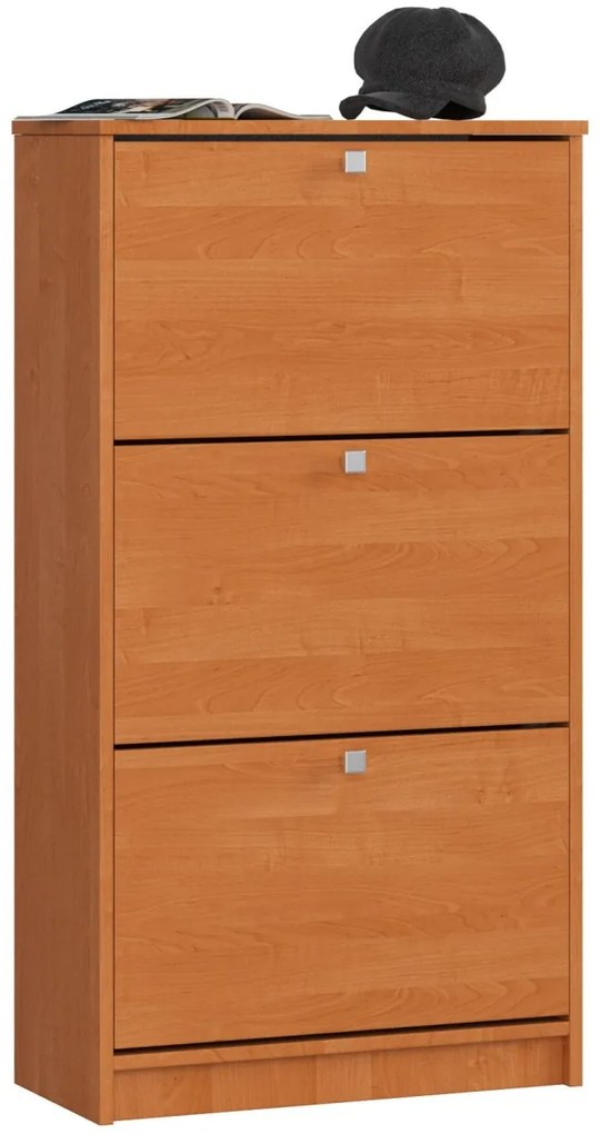 Skriňa na topánky Marienne 60 cm - 3 dvierka jelša