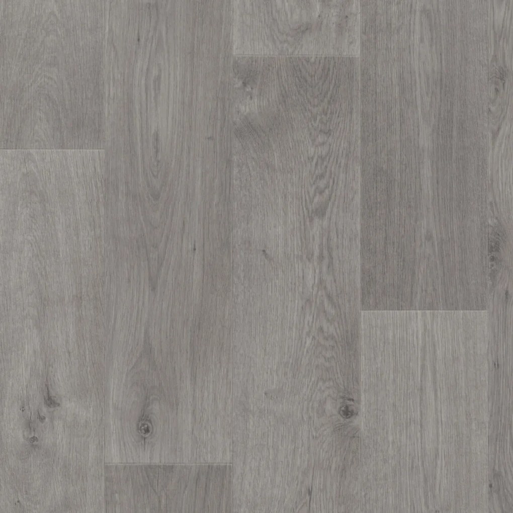 Gerflor, PVC podlaha - lino AladinTex Ultra 1751 Pure Oak grey, na mieru, šíře 4m, šedá, filc, chodba / predsieň