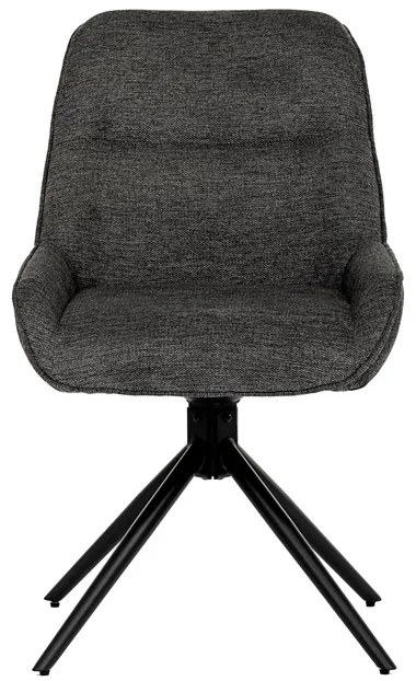 BONTEC Jedálenská stolička, sivá, látka, HC-535 GREY2 Farba: Šedá