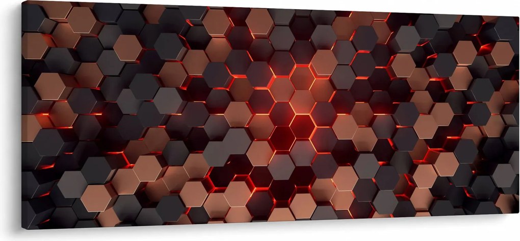 Obraz - Futuristická abstrakcia (120x50 cm)